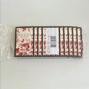 Sleeve of 12 Gucci Bloom Luxury Fragrance 1.5 ml Sample Spray Vials NWT